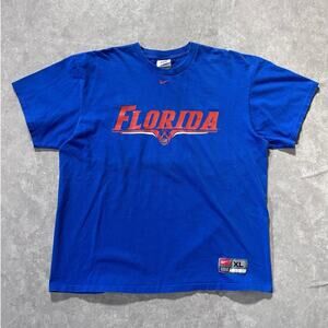 2000s Vintage Florida Gators Nike Blue T Shirt Size XL